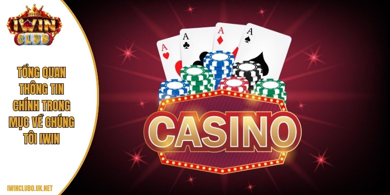 Tổng quan thông tin chính trong mục về chúng tôi Iwin